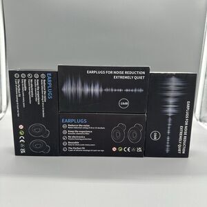 Earplugs Noise Reduction Lot Of 4 Non Electronic Reusable